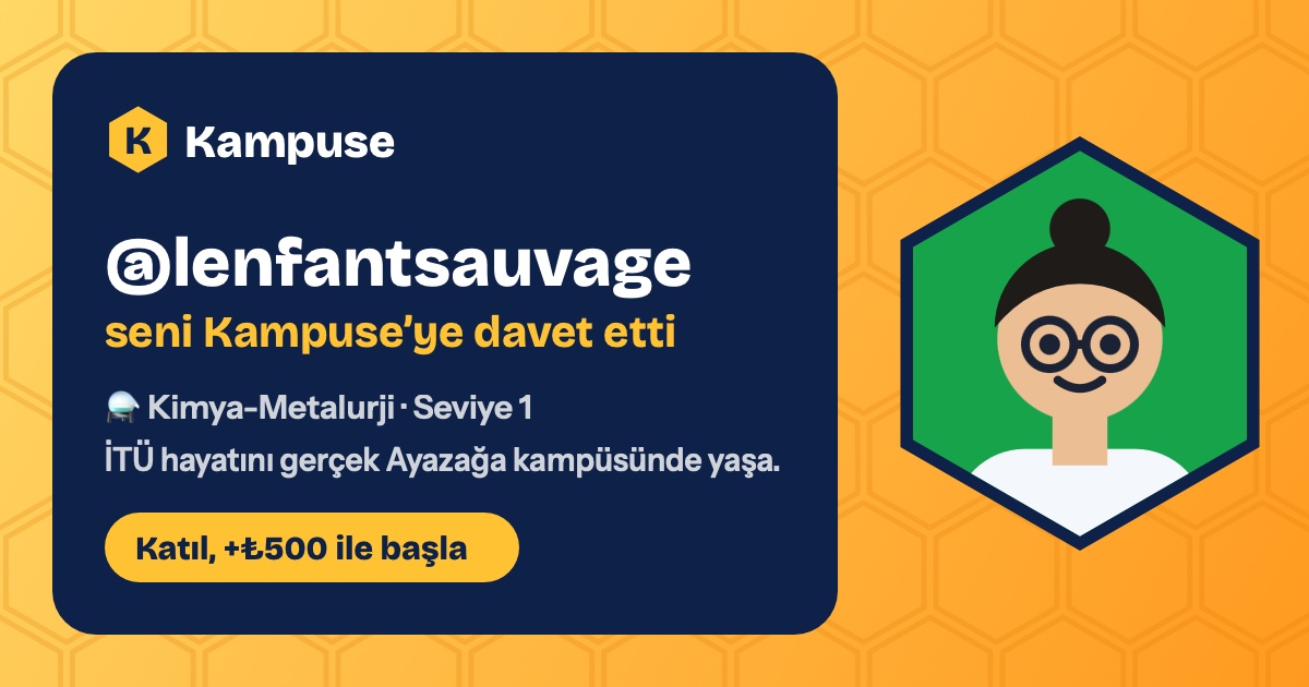 @lenfantsauvage · Kampuse