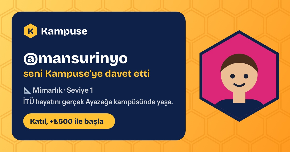 @mansurinyo · Kampuse