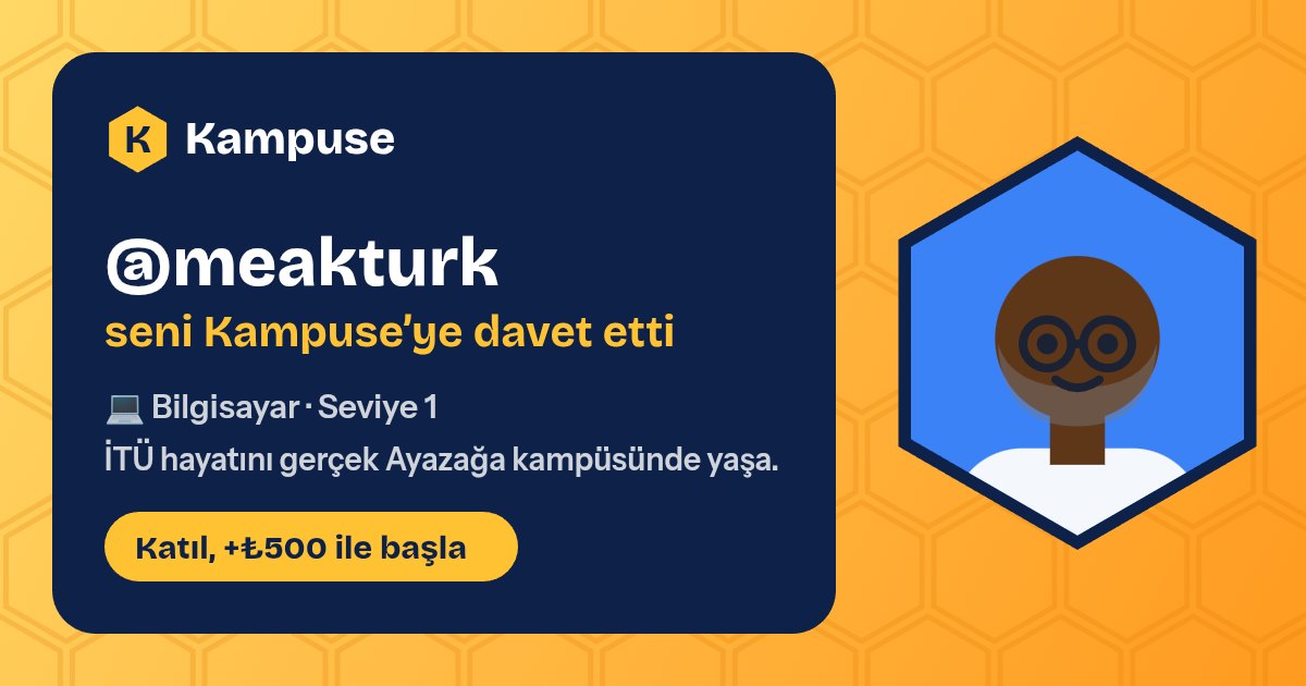 @meakturk · Kampuse