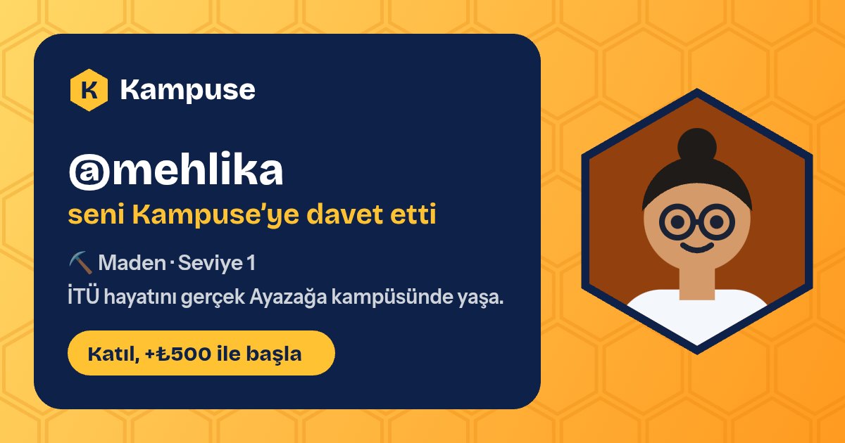 @mehlika · Kampuse