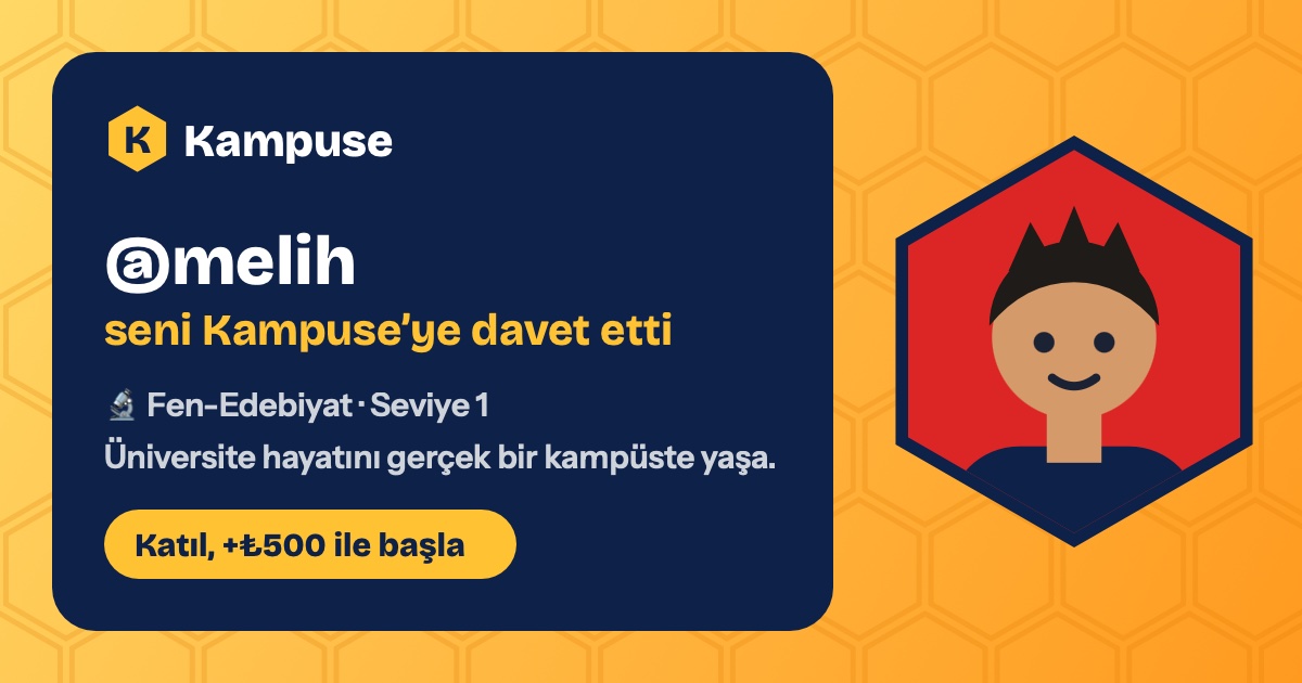 @melih · Kampuse