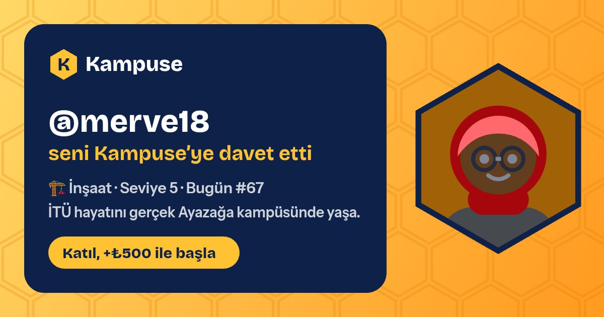 @merve18 · Kampuse