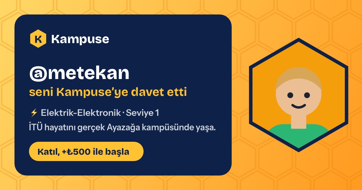 @metekan · Kampuse