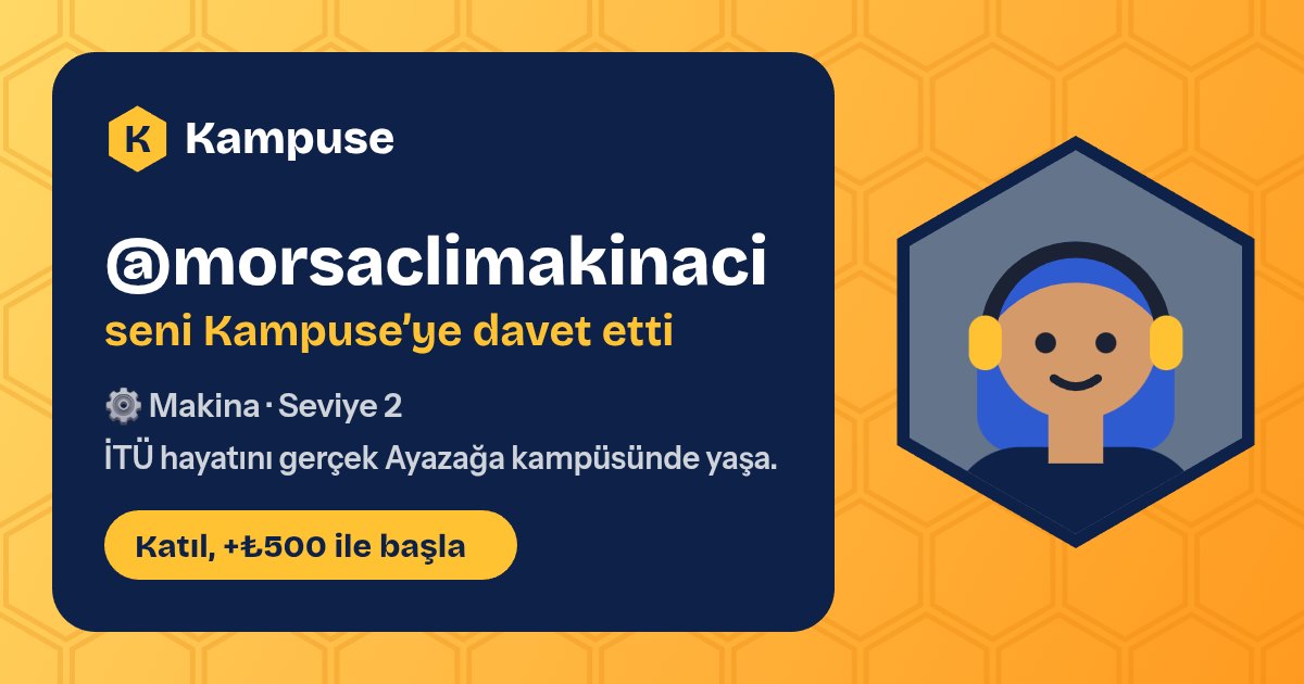 @morsaclimakinaci · Kampuse