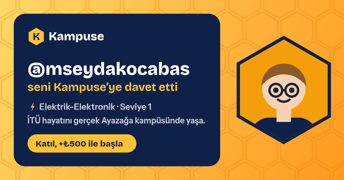 @mseydakocabas · Kampuse