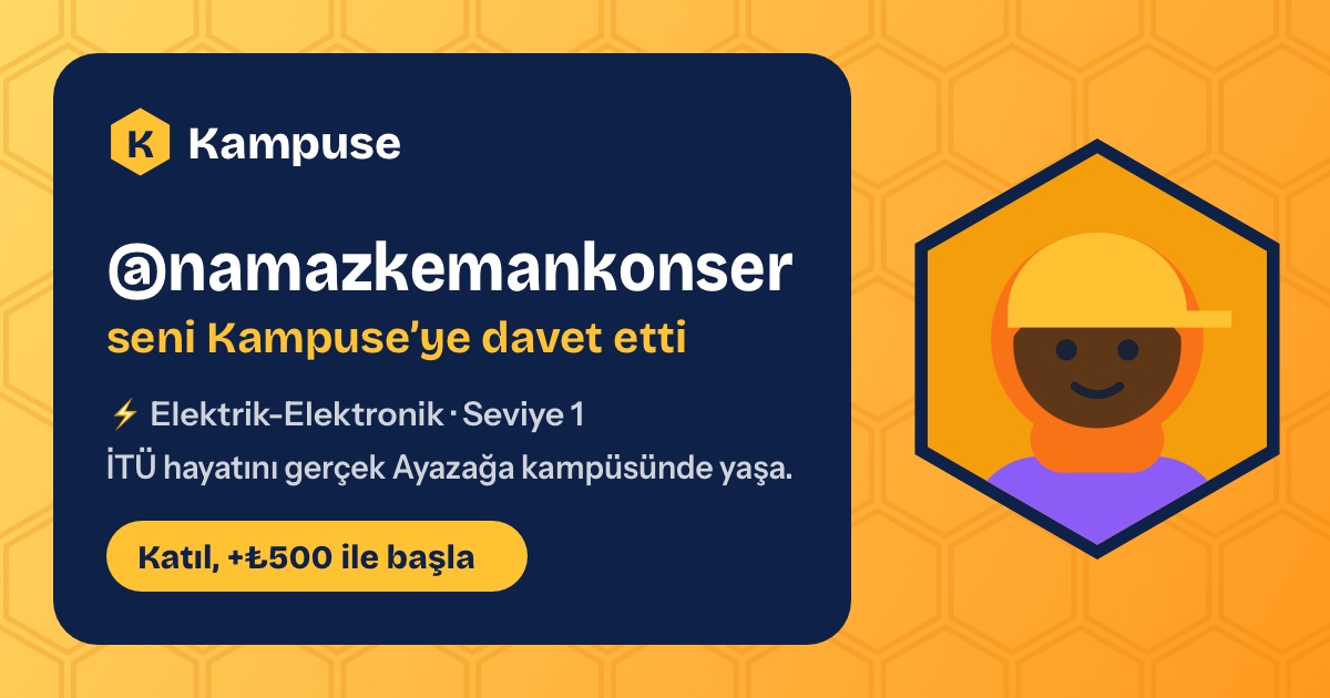 @namazkemankonser · Kampuse