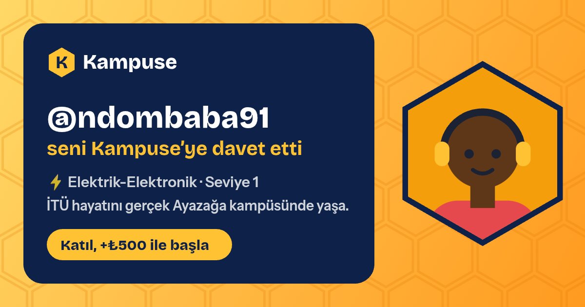 @ndombaba91 · Kampuse