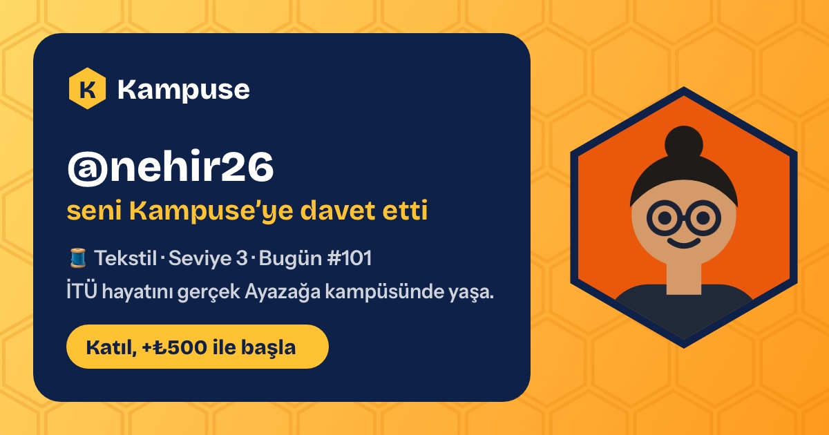 @nehir26 · Kampuse