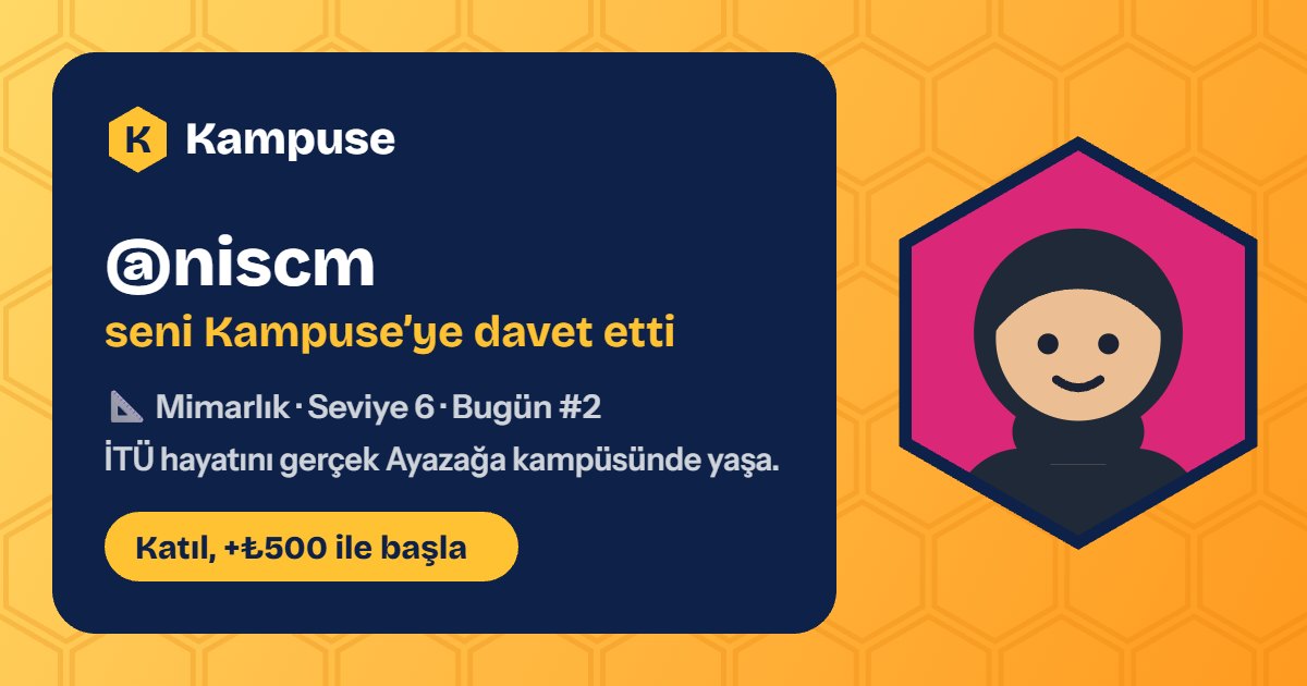 @niscm · Kampuse