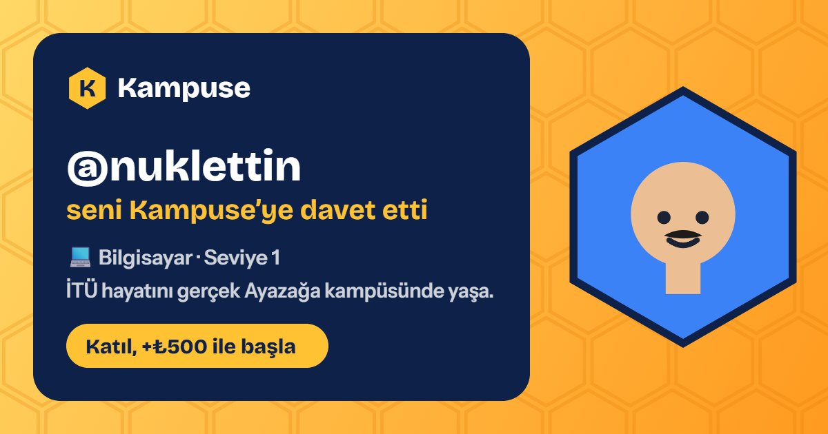 @nuklettin · Kampuse