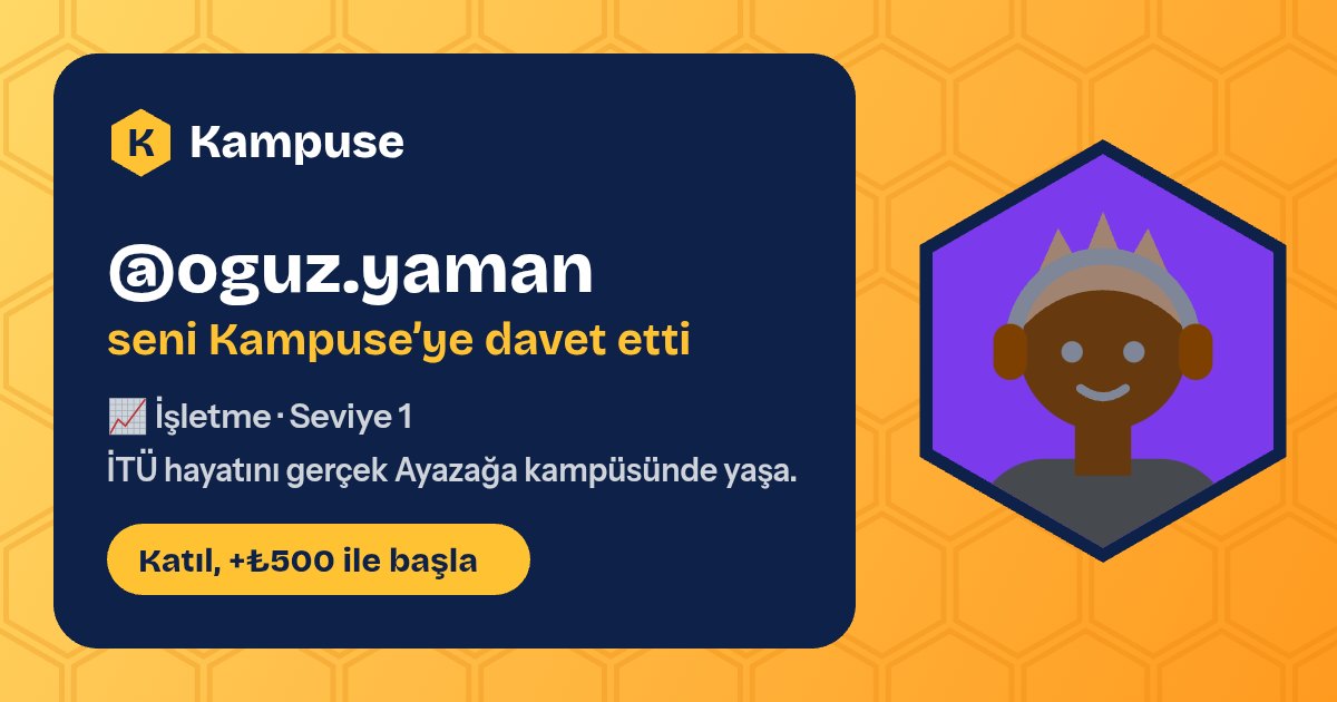 @oguz.yaman · Kampuse
