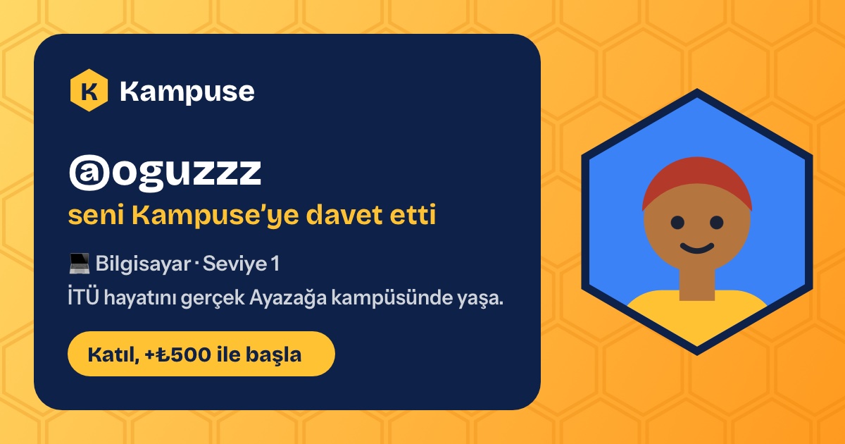 @oguzzz · Kampuse