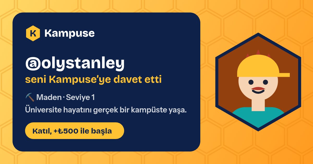 @olystanley · Kampuse