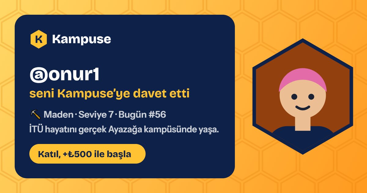 @onur1 · Kampuse