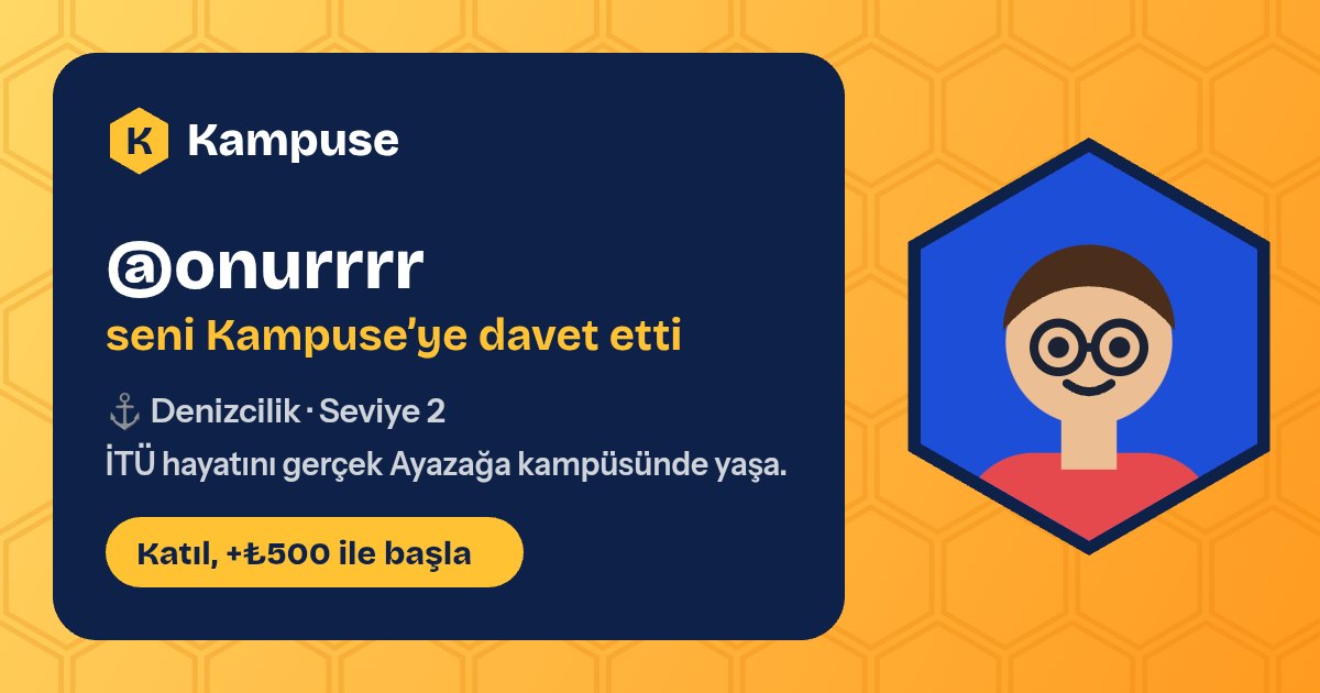@onurrrr · Kampuse