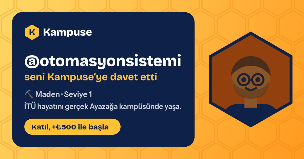 @otomasyonsistemi · Kampuse