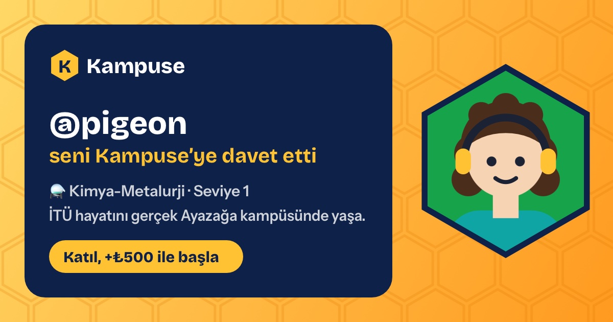 @pigeon · Kampuse