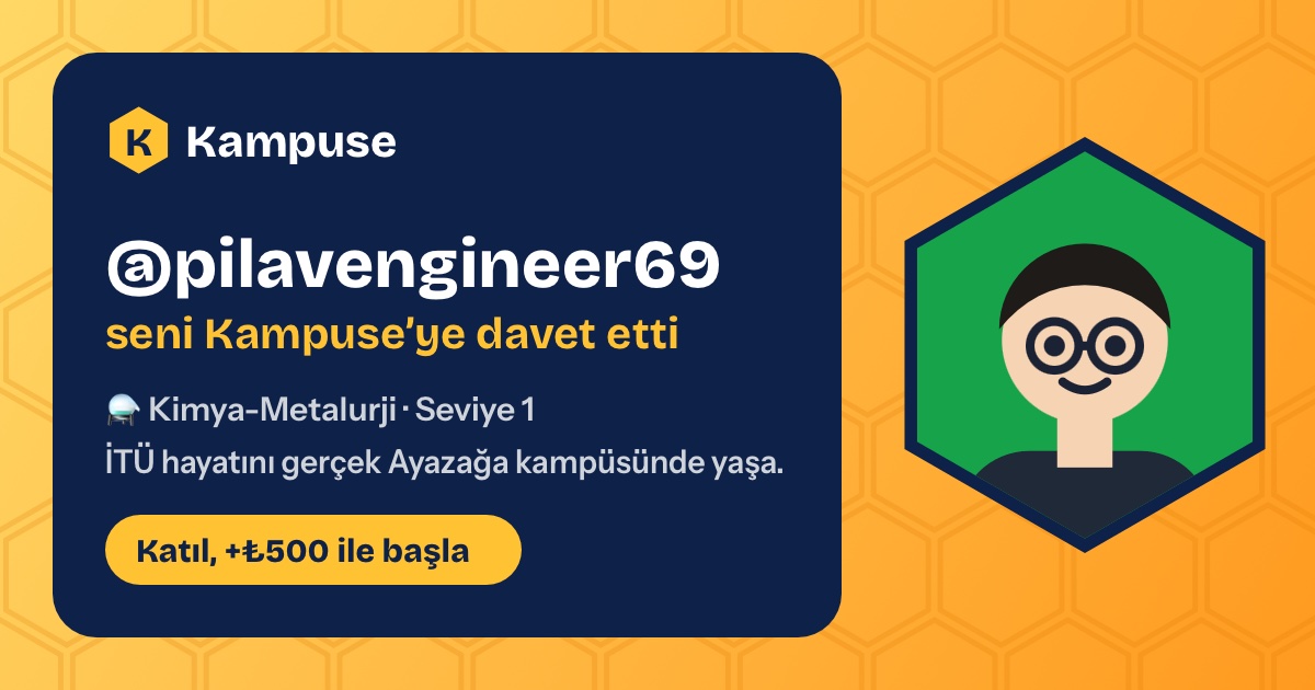 @pilavengineer69 · Kampuse