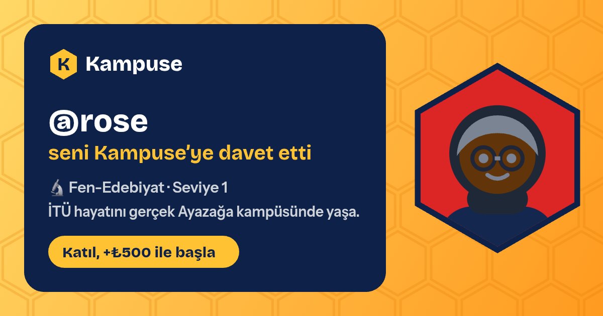 @rose · Kampuse