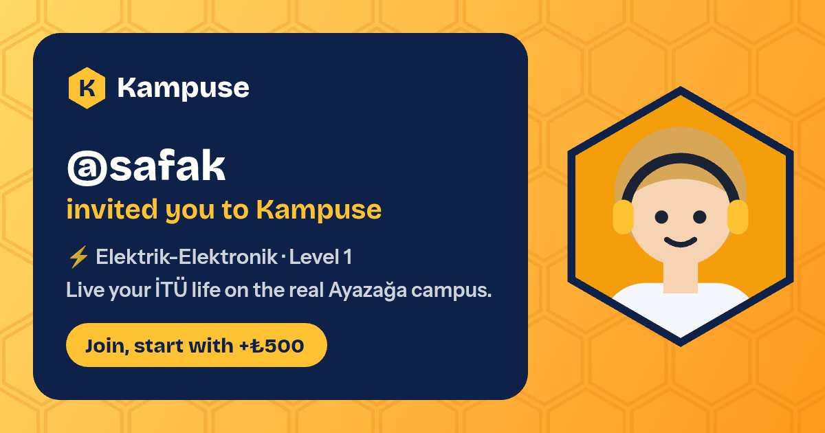 @safak · Kampuse