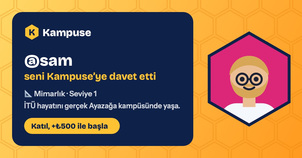 @sam · Kampuse