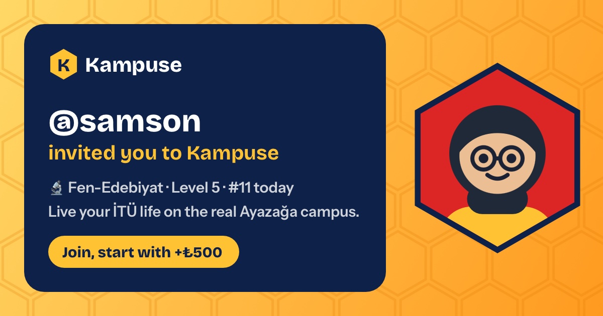 @samson · Kampuse
