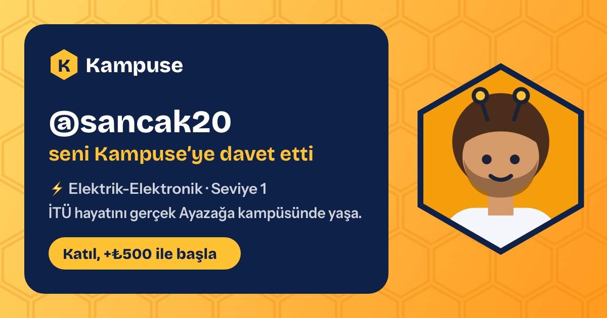 @sancak20 · Kampuse