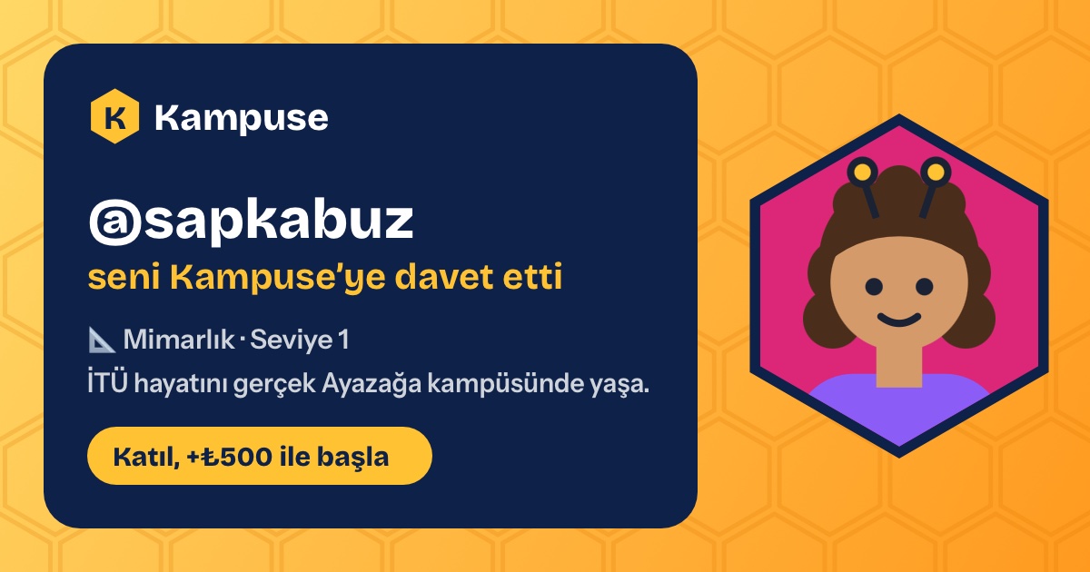 @sapkabuz · Kampuse