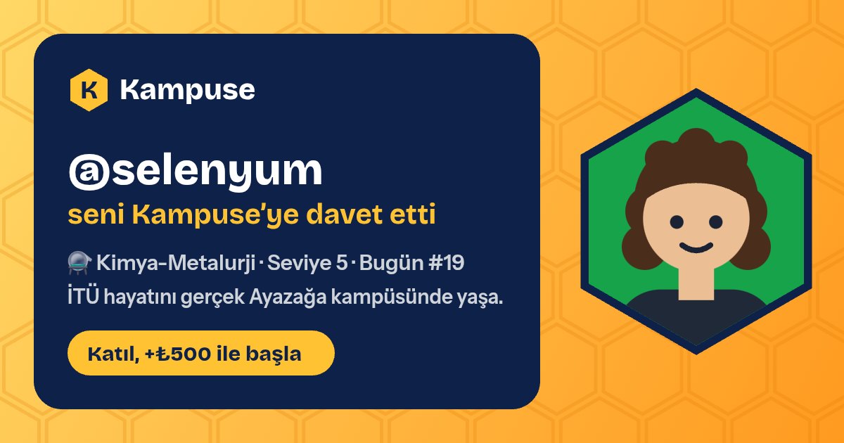 @selenyum · Kampuse