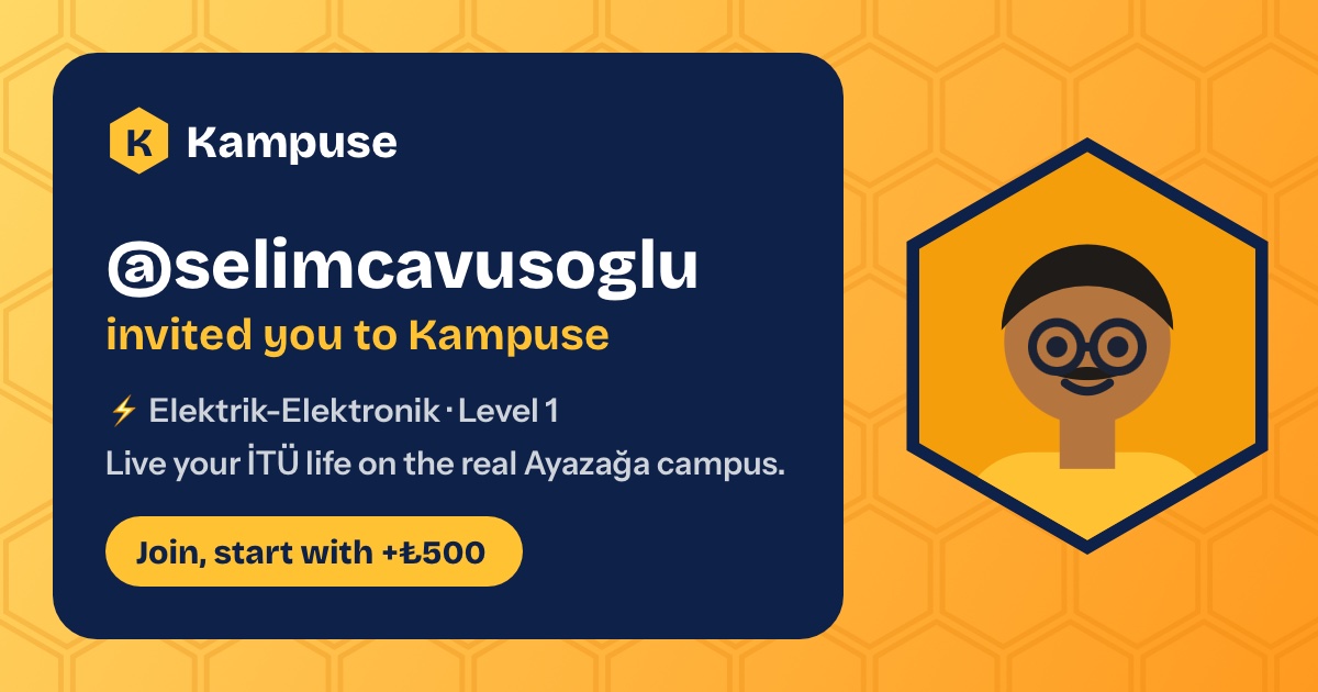 @selimcavusoglu · Kampuse