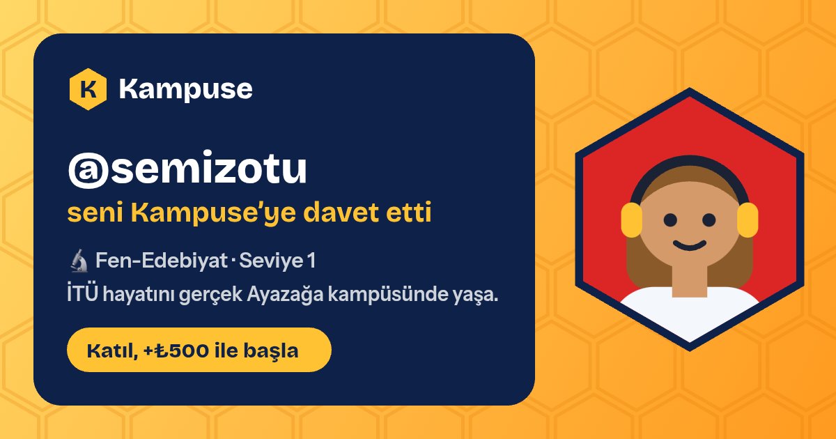 @semizotu · Kampuse