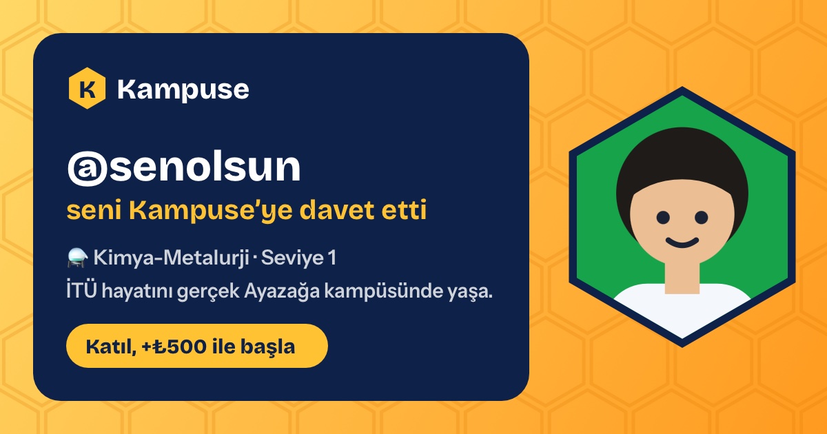 @senolsun · Kampuse