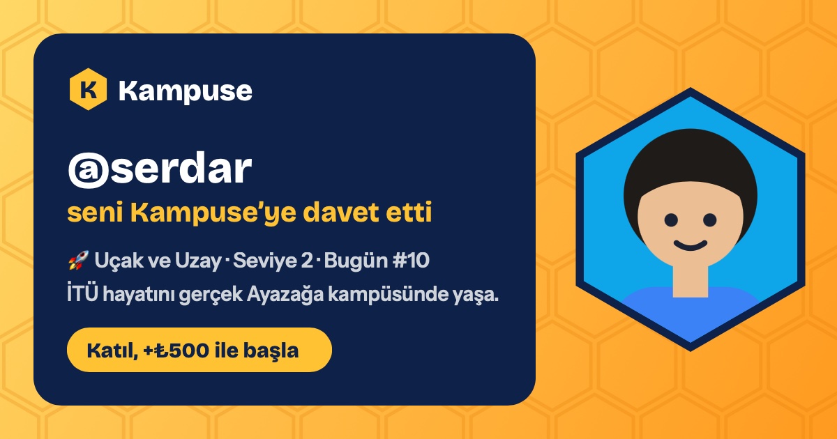 @serdar · Kampuse