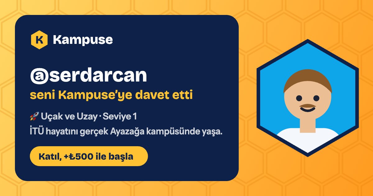 @serdarcan · Kampuse
