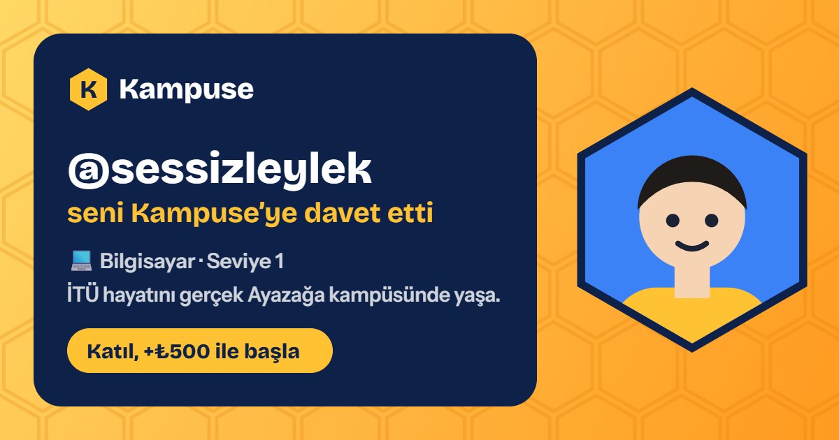 @sessizleylek · Kampuse