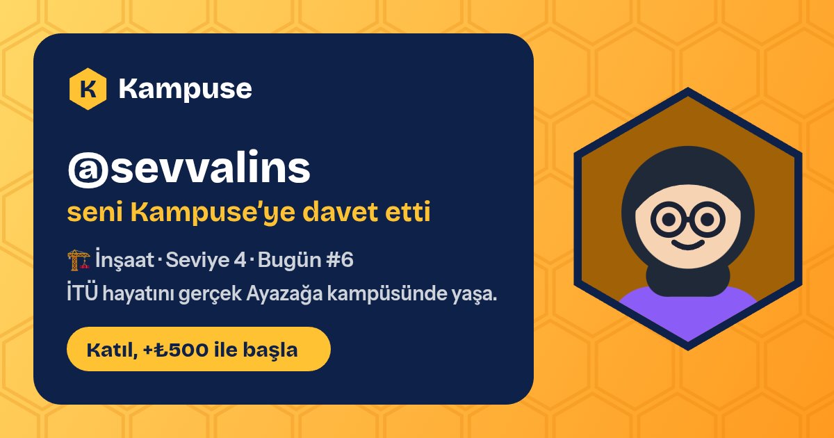 @sevvalins · Kampuse