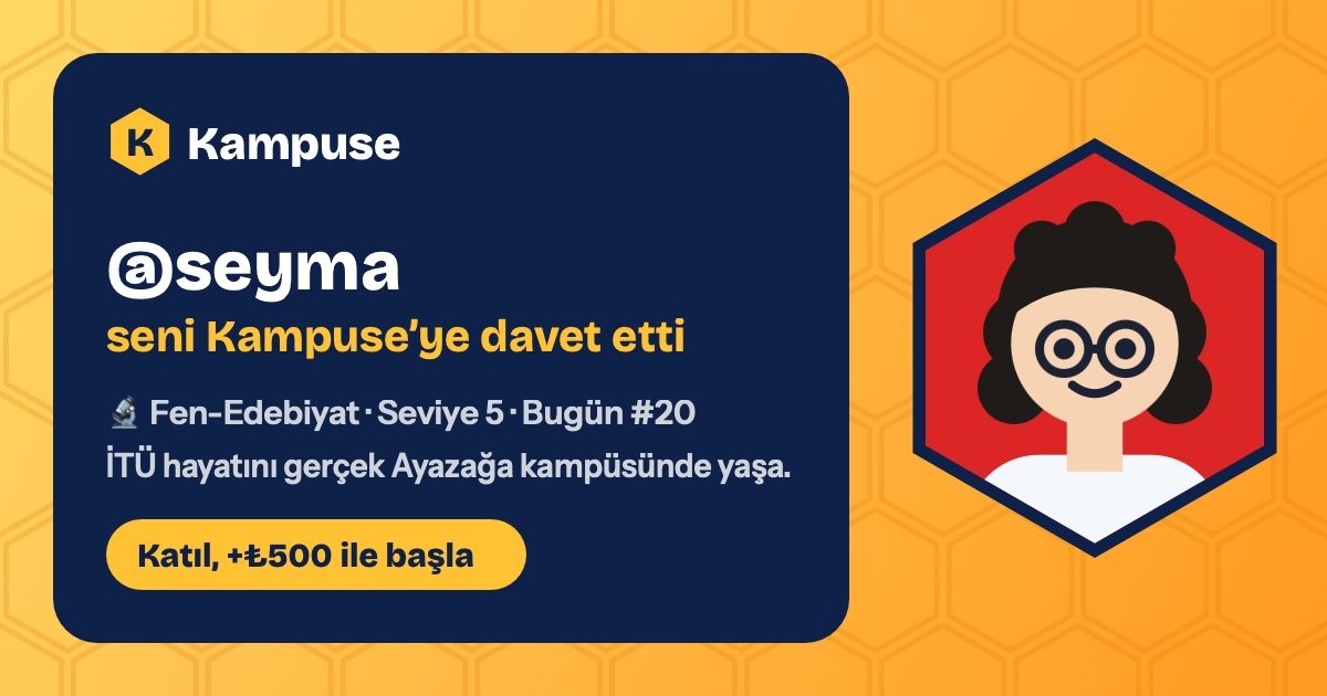 @seyma · Kampuse