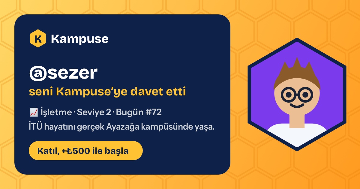 @sezer · Kampuse
