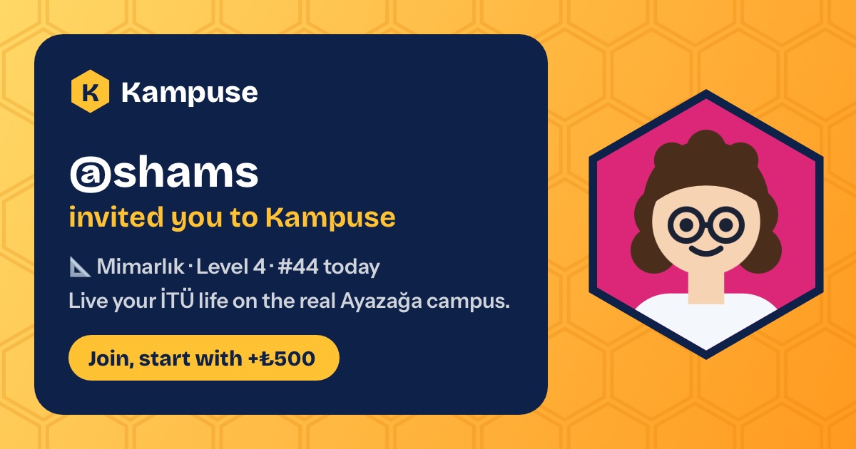 @shams · Kampuse