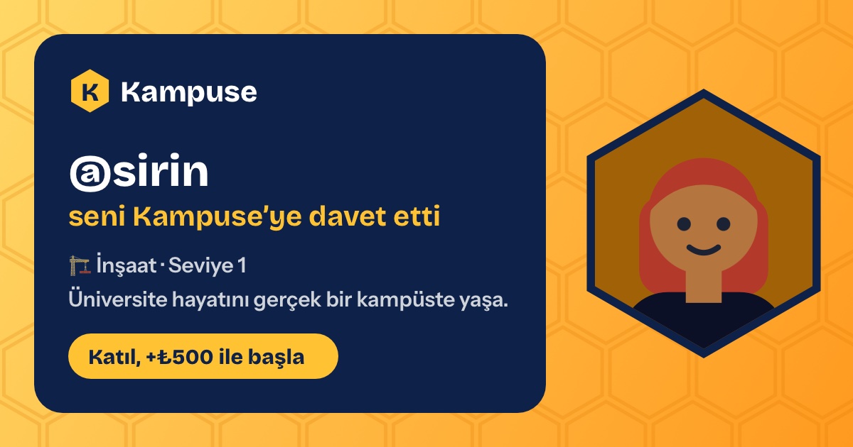 @sirin · Kampuse