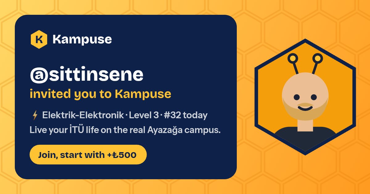 @sittinsene · Kampuse