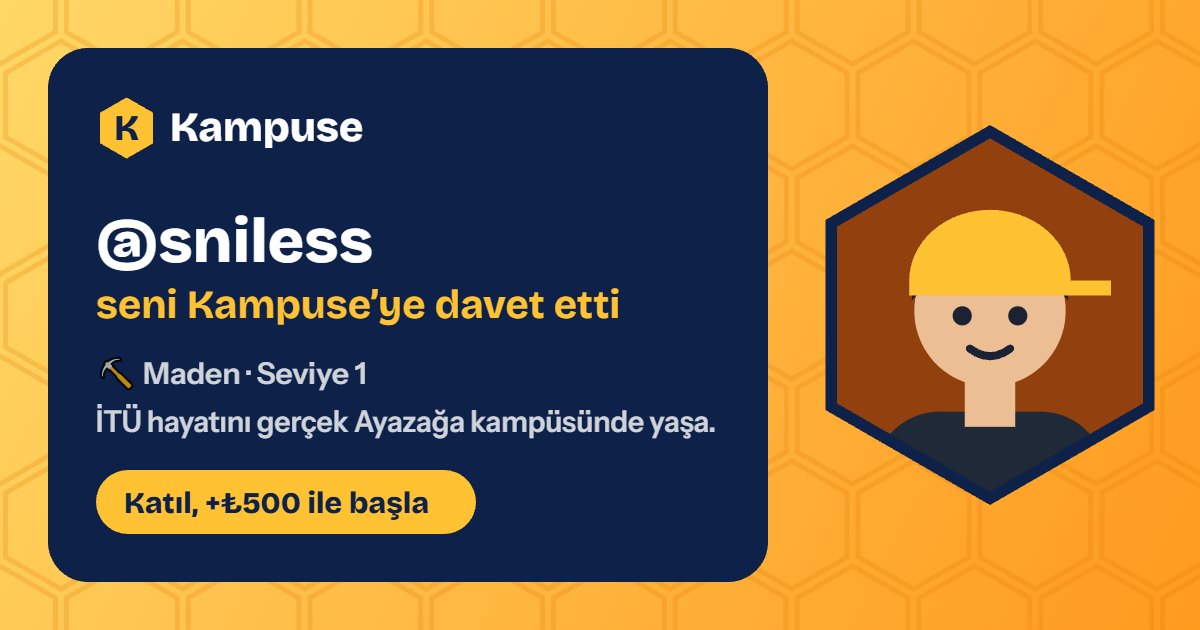 @sniless · Kampuse