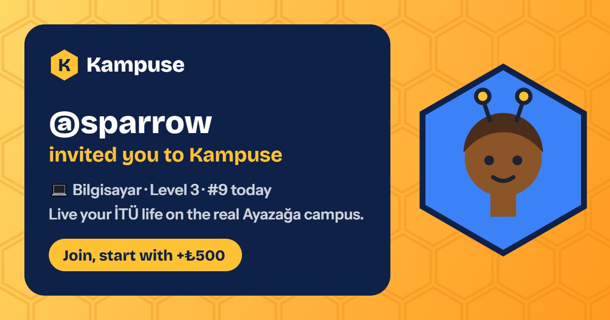 @sparrow · Kampuse
