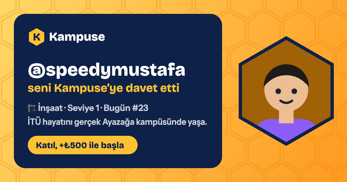 @speedymustafa · Kampuse