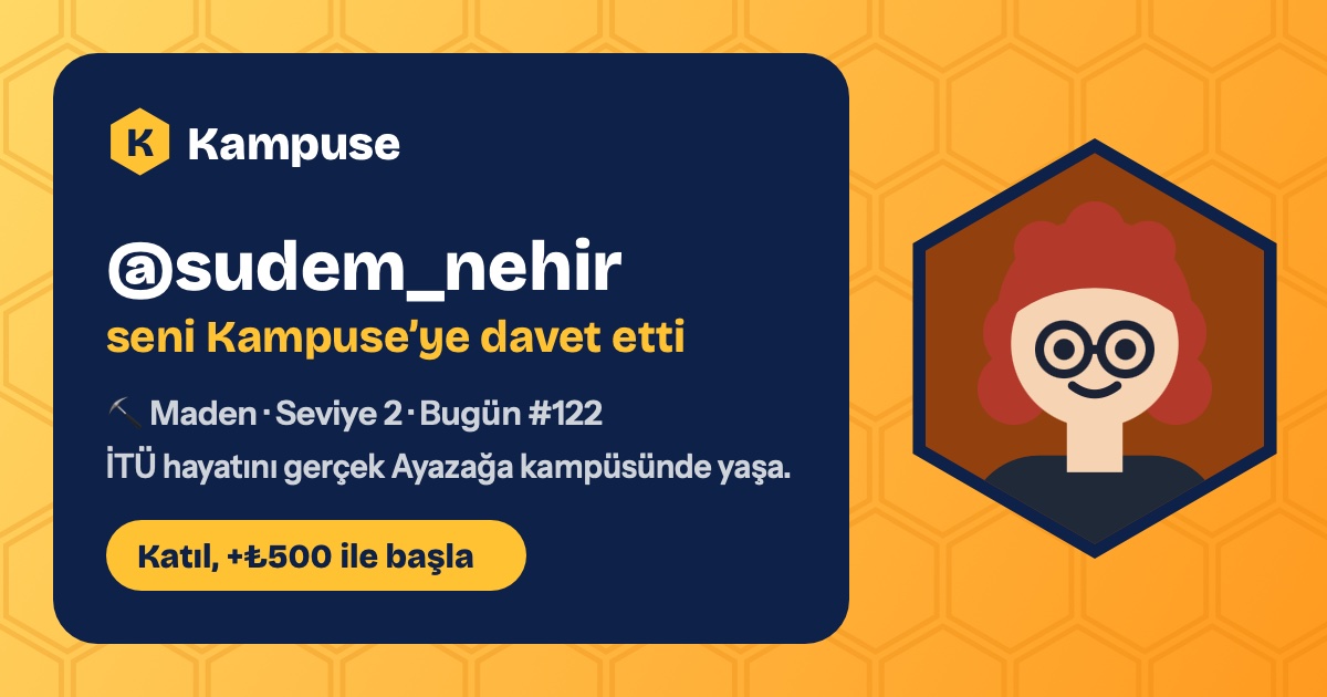 @sudem_nehir · Kampuse