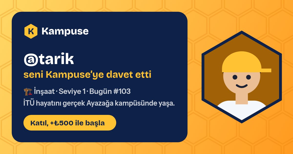 @tarik · Kampuse