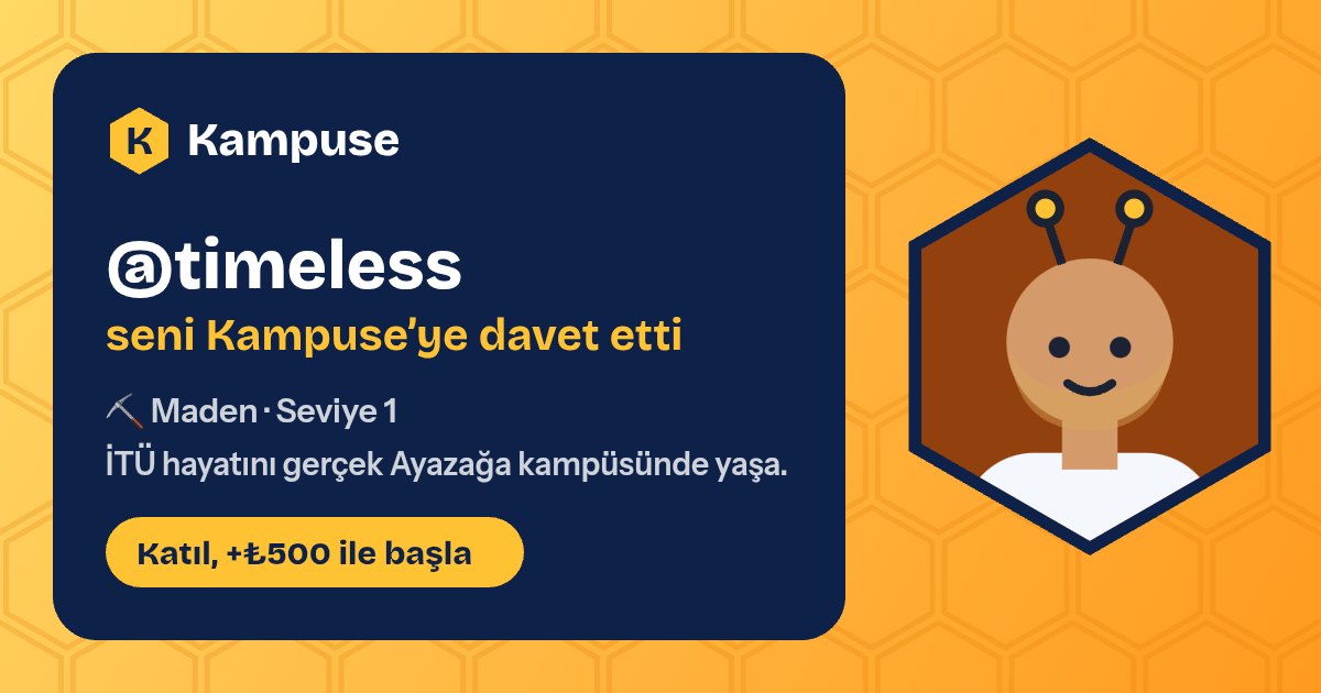 @timeless · Kampuse