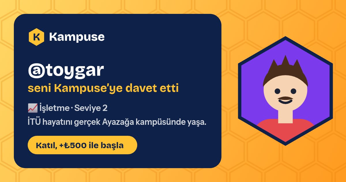 @toygar · Kampuse