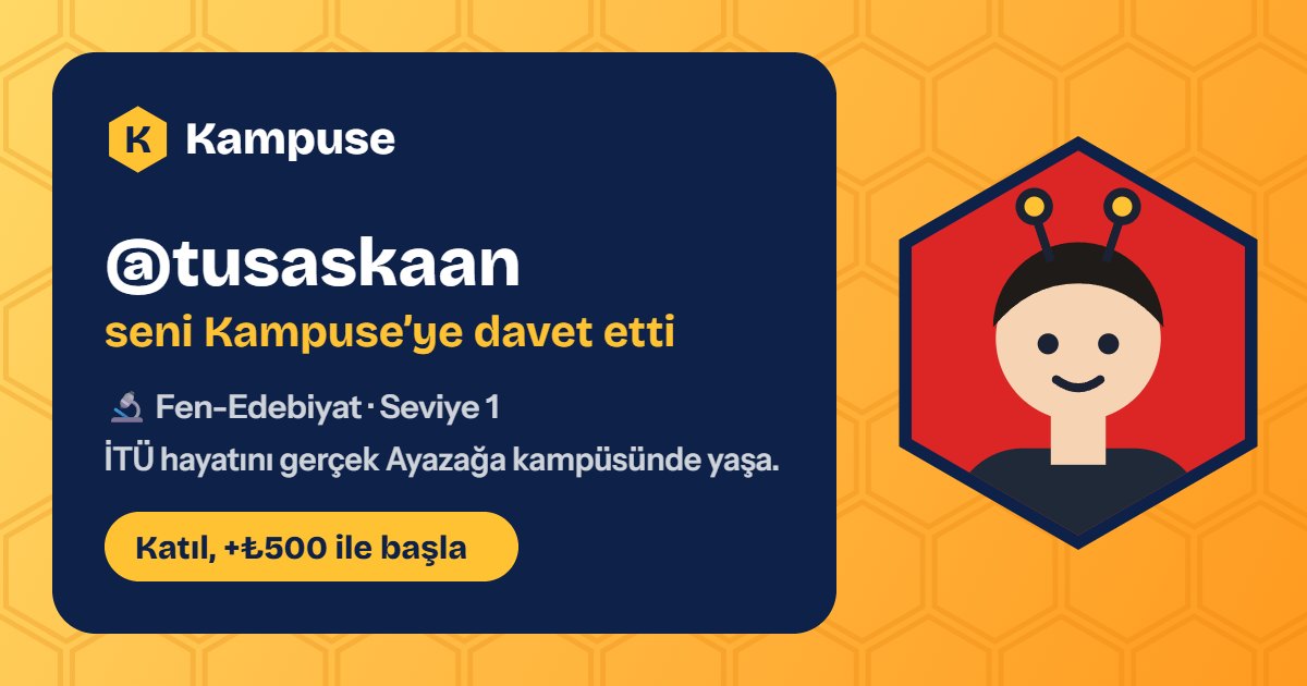 @tusaskaan · Kampuse