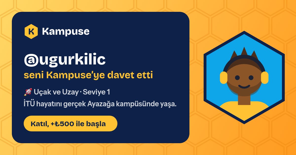 @ugurkilic · Kampuse